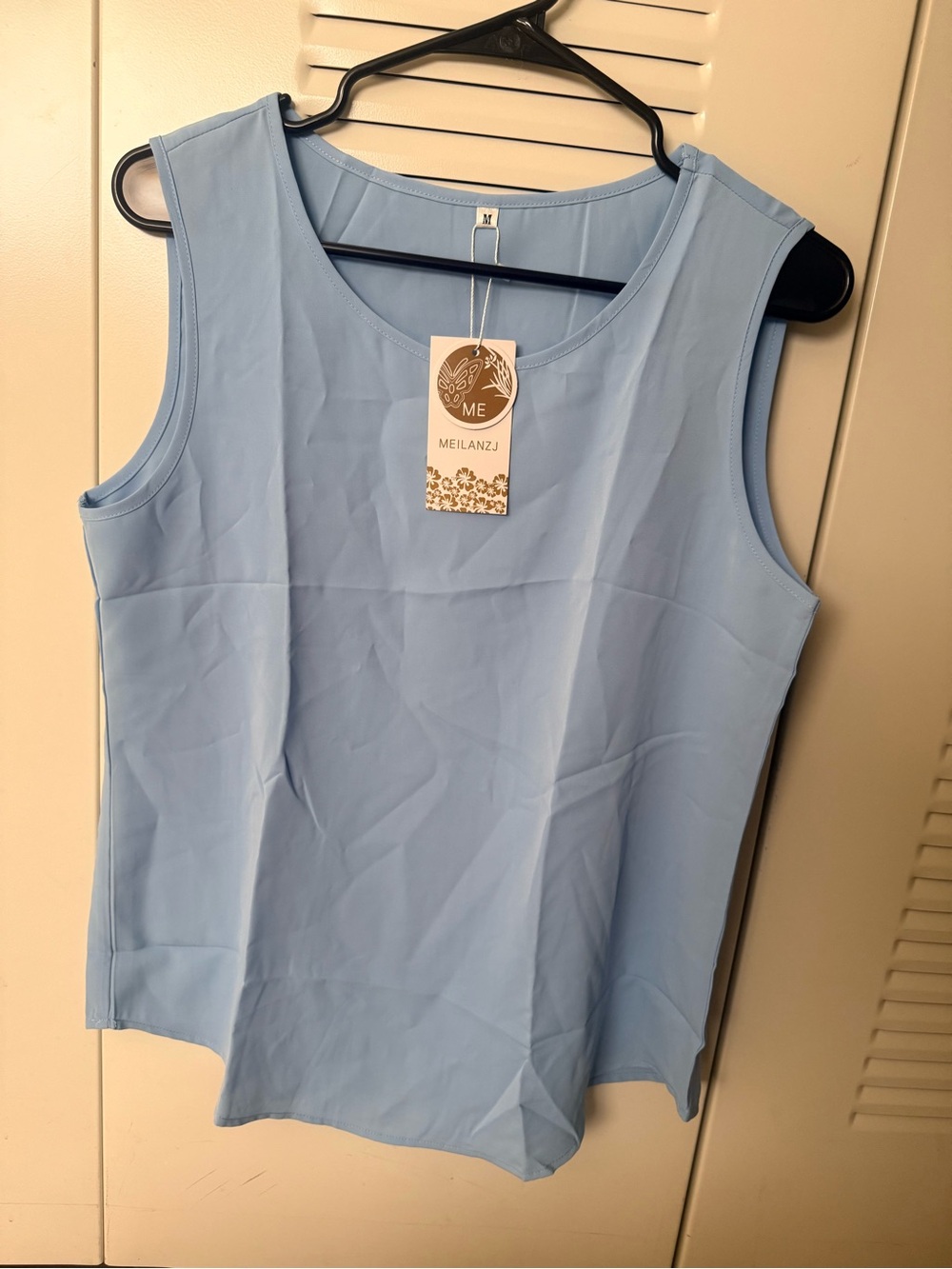 Women's Sleeveless Chiffon Tank Top
Business Casual Blouse Tunic Top size M